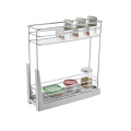 2-Tier Wire Basket Pull Out Storage Baskets